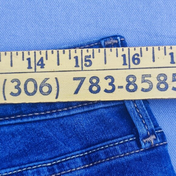 Denizen from Levi's jeans women's size 12 W31 ink blue colour Modern Slim Cuffed - Picture 9 of 13